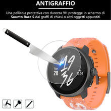 Carica l'immagine nel visualizzatore di Gallery, LUSEE 3 Pezzi Vetro Temperato per Suunto Race S Pellicola Protettiva [Anti graffio] [durezza 9H] [Chiaro HD] Vetrino Pro