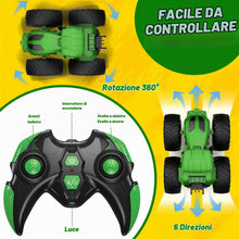 Carica l'immagine nel visualizzatore di Gallery, HappyGoLucky Trattore Telecomandato per Bambini con Luce, 2,4 GHz, Verde