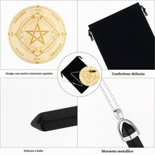 Carica l'immagine nel visualizzatore di Gallery, Jetec Tavola di Pendolo a Stella con Collana di Cristallo, 9,9 cm