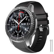 Carica l'immagine nel visualizzatore di Gallery, NotoCity Cinturino per Samsung Gear S3 Classic/Frontier/Galaxy Watch 46mm, Cinturini di Ricambio in Silicone 22mm per Ge