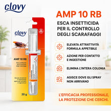 Carica l'immagine nel visualizzatore di Gallery, Clovy Gel Scarafaggi 20g, Repellente per Insetti Potente Pronto all’uso, Attira Blatte Fino a 1 Metro, Azione Rapida per