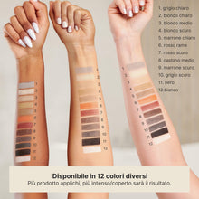 Carica l'immagine nel visualizzatore di Gallery, Polvere per capelli IMPERIO - Correttore per infoltimento capelli per donna e uomo, mascara per capelli waterproof per n