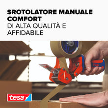 Carica l'immagine nel visualizzatore di Gallery, tesapack 6400 Srotolatore per Nastro Adesivo Comfort