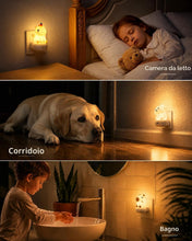Carica l'immagine nel visualizzatore di Gallery, Luce Notturna Bambini da Presa Animali, Lucina Notte Neonato LED Regolabile