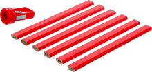 Carica l'immagine nel visualizzatore di Gallery, BGS Diy 85853 | Matite da carpentiere | 175 mm | con temperino | 7 pz.
