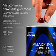 Carica l'immagine nel visualizzatore di Gallery, Caramelle Melatonina - 120 Caramelle Gommose - Dormire Meglio