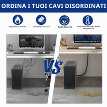 Carica l'immagine nel visualizzatore di Gallery, Romon 3m Guaina Cavi Intrecciata, 25-32 mm Flessibile Self-closing Raccogli Cavis, Tagliabile Nascondi Cable Management,