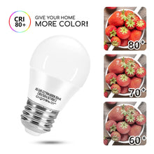 Carica l'immagine nel visualizzatore di Gallery, Aigostar Lampadina LED E27 9W (Equivalenti a 62W), Bianco Naturale 4000K, 840 Lumen, Mini Globo, CRI > 80, Non Dimmerabi