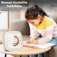 Carica l'immagine nel visualizzatore di Gallery, ZLPBAO Timer Vsivo Bambini, Rainbow Timer Visivo da 60 Minuti Conto alla Rovescia Silenzioso di Gestione