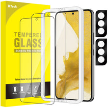 Carica l'immagine nel visualizzatore di Gallery, JETech Pellicola Protettiva per Samsung Galaxy S22, 2+2 Pezzi