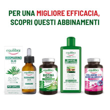 Carica l'immagine nel visualizzatore di Gallery, Equilibra Biotina Altodosata 450 mcg, per Capelli e Unghie, con Zinco, Rame, Selenio, Estratti di Ortica, Miglio, Equise