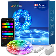 Carica l'immagine nel visualizzatore di Gallery, Lepro SE1 Striscia LED RGBIC 5M Smart WiFi