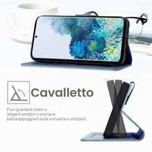 Carica l'immagine nel visualizzatore di Gallery, Custodia per Samsung Galaxy A18/A17/A26/A16,Gatti carini e colorati Cover Portafoglio Protettiva Libro Flip Caso Phone M