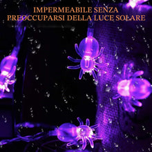 Carica l'immagine nel visualizzatore di Gallery, Catena luminosa da 7 m, per Halloween, 40 LED, catena luminosa con timer, decorazione di Halloween, decorazione per este