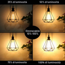 Carica l'immagine nel visualizzatore di Gallery, BRIMAX Lampadina LED E27 T30 185mm Dimmerabile, Bianco Caldo 2700K