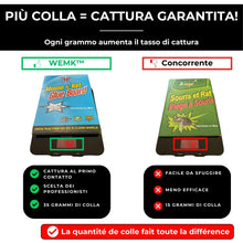 Carica l'immagine nel visualizzatore di Gallery, Trappola Adesiva per Topi e Ratti - 10 Tavolette con Colla Extra Forte - Topicida Non Tossico - Cattura Roditori - Profe