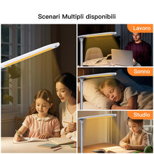 Carica l'immagine nel visualizzatore di Gallery, MAX EXCELL Lampada da Scrivania Led, Lampada da Scrivania Touch Control Pieghevole, Lampada da Tavolo con 3 Modalità di Illuminazione e Luminosità Regolabile