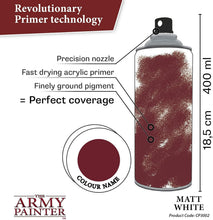 Carica l'immagine nel visualizzatore di Gallery, The Army Painter, Colour Primer Matt White, 400 ml spray acrilico