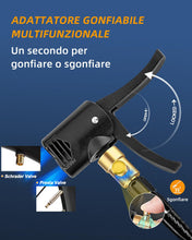 Carica l'immagine nel visualizzatore di Gallery, Pompa ad aria per auto a batteria da 12000 mAh, 4 mini compressori veloci, 150 psi, pompa ad aria elettrica piccola con 