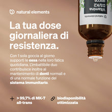 Carica l'immagine nel visualizzatore di Gallery, Vitamina D3 + K2 in gocce 50 ml – Premium alto dosaggio, liquida