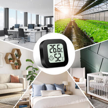 Carica l'immagine nel visualizzatore di Gallery, Flintronic Igrometro Termometro per Interni, 3 Pezzi Mini LCD Digitale Thermometer con Emoji, per Casa Monitor di Temper