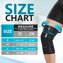 Carica l'immagine nel visualizzatore di Gallery, Bodyprox Ginocchiera a compressione da uomo e donna, tutore per ginocchio per corsa e allenamento (M)