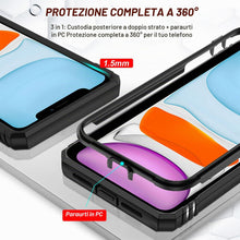 Carica l'immagine nel visualizzatore di Gallery, LeYi Cover per iPhone 11 con Vetro Temperato [2 Pack](Nero)