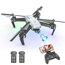 Carica l&#39;immagine nel visualizzatore di Gallery, Wipkviey T6 Drone con Telecamera | Droni Professionale per Bambini e Principianti 1080P HD-Con Video WiFi Live Quadcopter RC con 2 Batterie 30 Mins, Giocattolo per Ragazze e Ragazzi