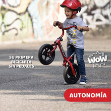 Carica l&#39;immagine nel visualizzatore di Gallery, Chicco Red Bullet Bicicletta Bambini Senza Pedali 2-5 Anni, Bici Senza Pedali Balance Bike per l&#39;Equilibrio, con Manubrio e Sellino Regolabili, Max 25 Kg, Rosso - Giochi Bambini 2-5 Anni