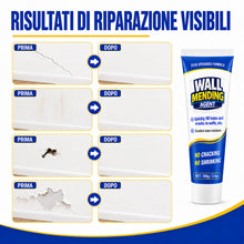 Carica l'immagine nel visualizzatore di Gallery, Kit Stucco Per Muro Bianco Pronto, Stucco Veloce In Tubetto Impermeabile con Raschietto, Riparatore Muro Ad Asciugatura 