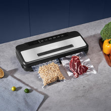 Carica l'immagine nel visualizzatore di Gallery, VEVOR Macchina per Sottovuoto 80 Kpa 120 W Sigillatrice per Sottovuoto per Alimenti, 10 Sacchetti per Sottovuoto, 1 Rotolo Sacchetti, Sistema Automatico di Sigillatura dell'Aria, Taglierina Integrata
