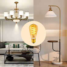 Carica l'immagine nel visualizzatore di Gallery, MLOQI Confezione da 3 Lampadine LED Edison Vintage, 4W, 2200K, Lampadine LED Dimmerabili, Stile Antico, Caldo Bagliore G