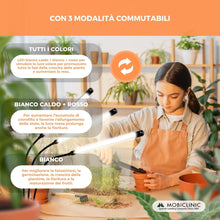 Carica l'immagine nel visualizzatore di Gallery, Mobiclinic®, Lampada per piante, Growflex, 3 modalità, 6000k, 10 livelli di luminosità, Spettro completo, Timer, Rotazio