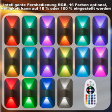 Carica l'immagine nel visualizzatore di Gallery, Applique Led da Parete Interno 2Pezzi Luce con Sensore di Movimento