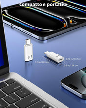 Carica l'immagine nel visualizzatore di Gallery, MoKo Adattatore Microfono da Lightning a USB C (Non per Cuffie/Dati)