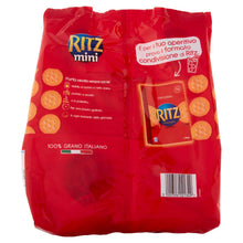 Carica l'immagine nel visualizzatore di Gallery, Ritz Crackers Mini Original, 100% Grano Italiano, Cotti al Forno, 240g (multipack 6 bustine da 40g)