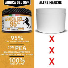Carica l'immagine nel visualizzatore di Gallery, Arnica Per Cavalli Uso Umano 95% con PEA 500ml | Arnica Gel Forte Con Calendula, Aloe Vera e Menta | Crema Arnica Forte 100% Naturale come Balsamo Cavallo | Per Massaggio Muscoli e Articolazioni
