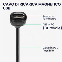 Carica l'immagine nel visualizzatore di Gallery, kwmobile Cavo Caricabatterie Compatibile con Garmin Instinct 2 Solar/Instinct 2 Cavo - Carica Batterie USB Smartwatch - 