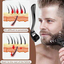 Carica l'immagine nel visualizzatore di Gallery, Dermaroller Capelli, Microneedling Derma Roller,Micro-Ago Roller 540-Aghi Rullo Derma per Crescita Dei Capelli,Trattamen