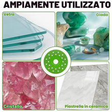 Carica l'immagine nel visualizzatore di Gallery, 4 pezzi di lame per seghe smussate diamantate disco per smerigliatura di lastre di roccia per smerigliatrici angolari di