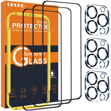 Carica l'immagine nel visualizzatore di Gallery, QHOHQ Vetro Temperato per iPhone 16 Pro Max + Pellicola Fotocamera, Grado Militare Pellicola Prottetiva, [Copertura Comp