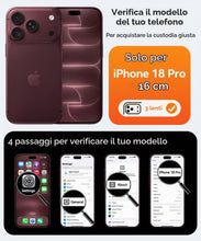 Carica l'immagine nel visualizzatore di Gallery, CANSHN Magnetica Cover per iPhone 18 Pro,Rosso Ciliegia