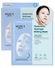 Carica l'immagine nel visualizzatore di Gallery, DERMAL Maschera Viso Idrogel con Acido Ialuronico, Coreana, 4 Pezzi