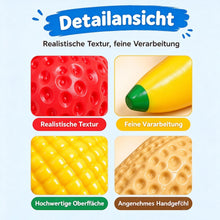 Carica l'immagine nel visualizzatore di Gallery, 4 Pezzi Squishy Set Arachide Fragola Banana Mais