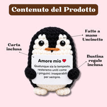 Carica l'immagine nel visualizzatore di Gallery, Pinguino Peluche dell’Amore – Regalo Romantico per Fidanzato o Fidanzata, Idea Regalo Anniversario, Mesiversario o Matri