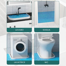 Carica l'immagine nel visualizzatore di Gallery, 200×3×2 cm Barriera Doccia Ferma Acqua,Bordo per Piatto Doccia in Silicone,Striscia Separatrice Asciutta,Pieghevole a Pi