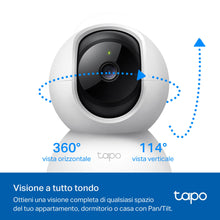 Carica l'immagine nel visualizzatore di Gallery, Tapo C21A 2K 3MP Telecamera WiFi Interno Videocamera Sorveglianza