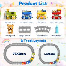 Carica l'immagine nel visualizzatore di Gallery, Trenino Elettrico per Bambini, Treno Giocattolo con Spruzzare, Luci e Suoni