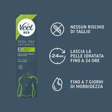 Carica l'immagine nel visualizzatore di Gallery, Veet Men Crema Depilatoria Uomo Petto e Corpo per Pelli Normali, Dermatologicamente Testata, Efficace Dopo 5 Minuti, 400