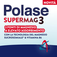 Carica l'immagine nel visualizzatore di Gallery, Polase SuperMag3 Integratore 3 Fonti di Magnesio ad Alto Assorbimento, 120g